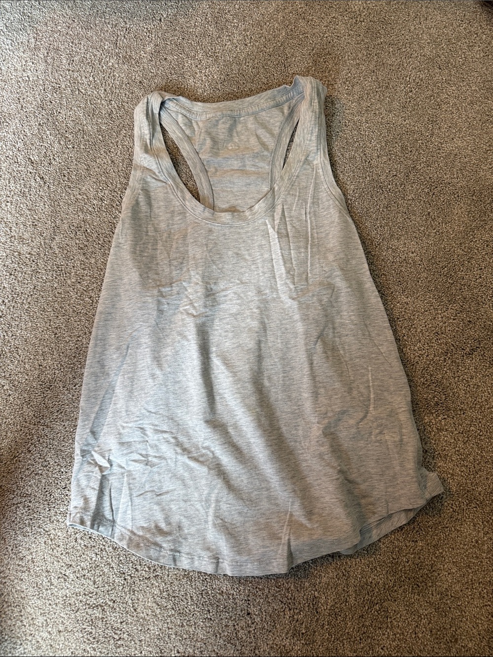 Light Gray Women's Racerback Tank Top